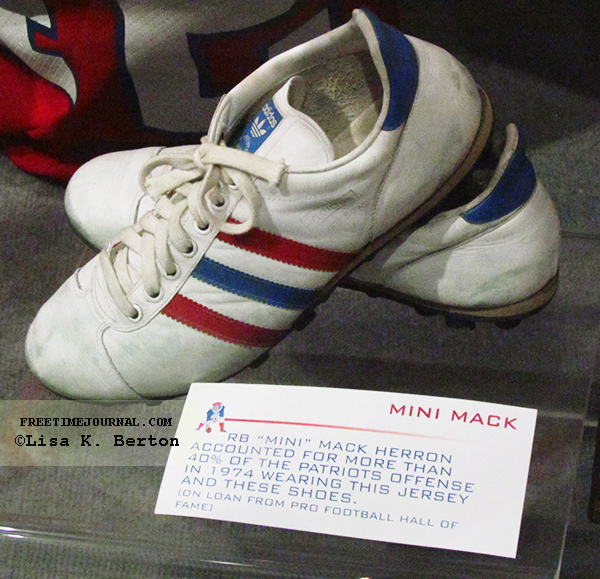 "Mini" Mack Herron's cleats.