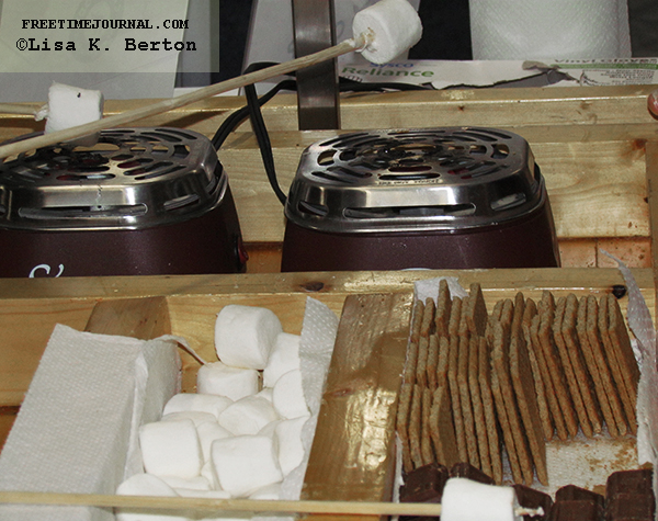 Camp Cody provided a s'more station