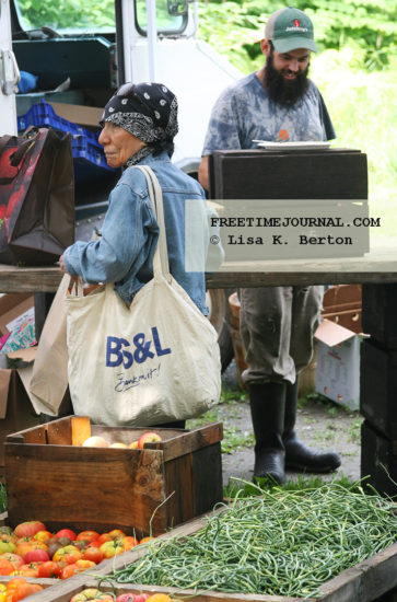 Shopping at the Farmers' Market